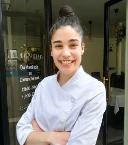 Justine PILUSO Chef du restaurant Le CAPPIELLO